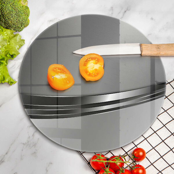 Üveg vágódeszka Fém absztrakció