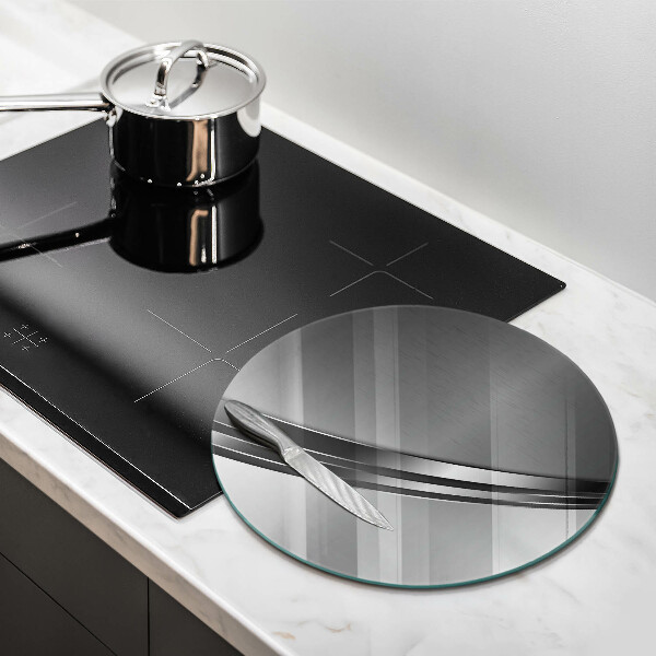 Üveg vágódeszka Fém absztrakció