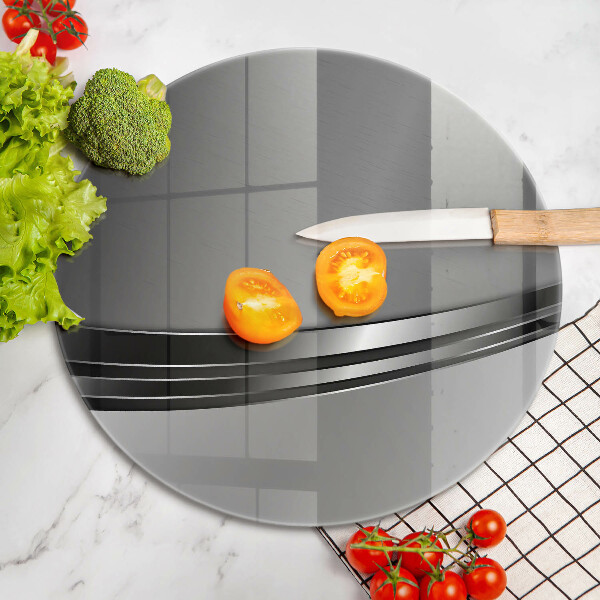 Üveg vágódeszka Fém absztrakció