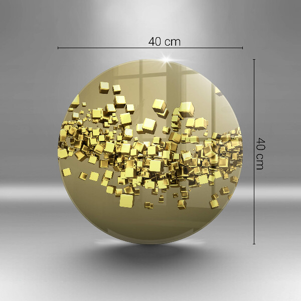 Üveg vágódeszka Absztrakt 3D geometria