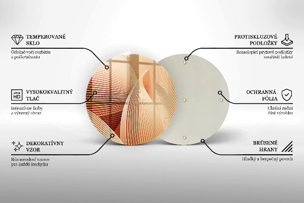Üveg vágódeszka Modern kompozíció