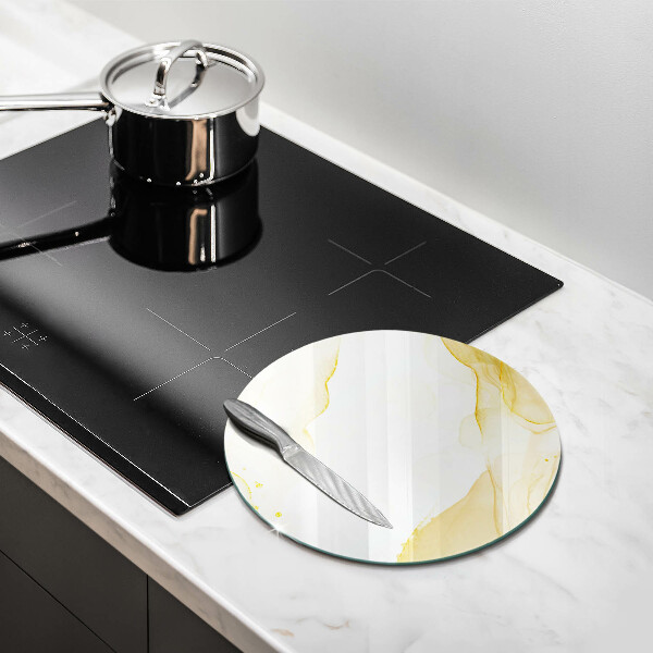 Üveg vágódeszka Arany absztrakció