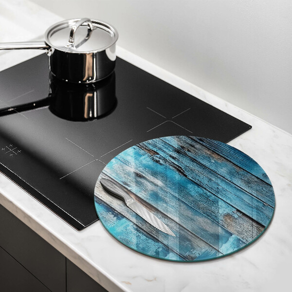 Üveg vágódeszka Kék régi táblák