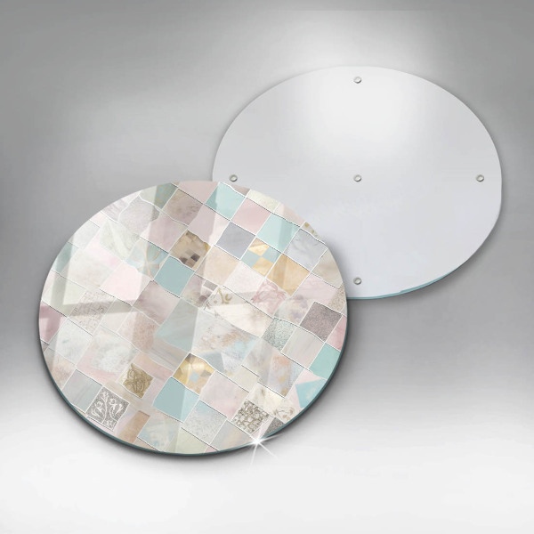 Üveg vágódeszka Pasztell kompozíció