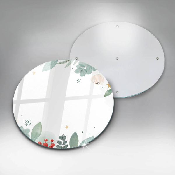 Üveg vágódeszka Akvarell levelek