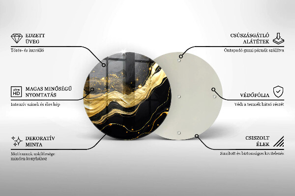 Üveg vágódeszka Elegáns absztrakció