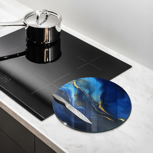 Üveg vágódeszka Kobalt absztrakció