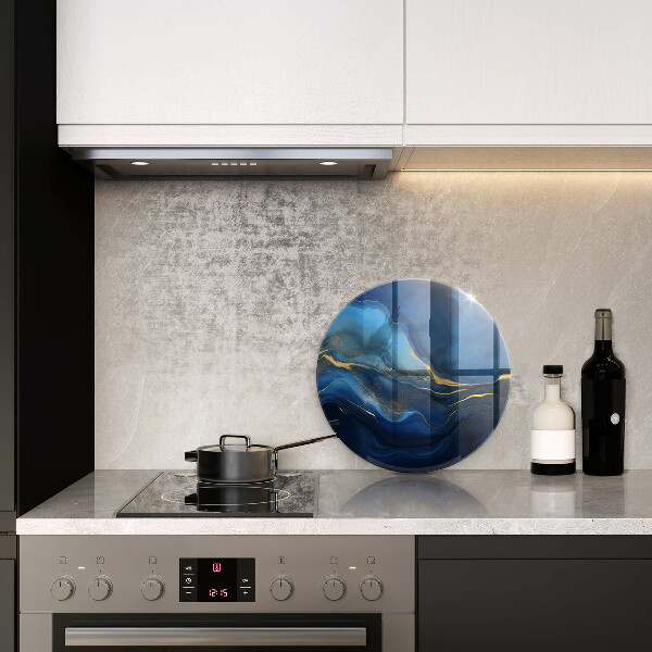 Üveg vágódeszka Kobalt absztrakció