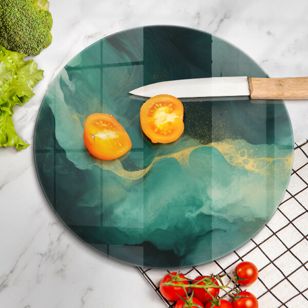 Üveg vágódeszka Palack zöld