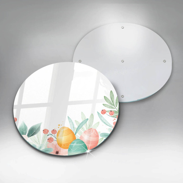 Üveg vágódeszka húsvéti tojás