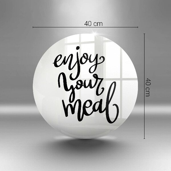 Üveg vágódeszka Enjoy your meal