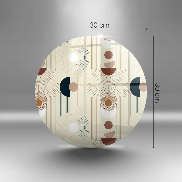 Üveg vágódeszka Boho geometriai formák