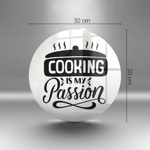 Üveg vágódeszka A főzés a szenvedélyem