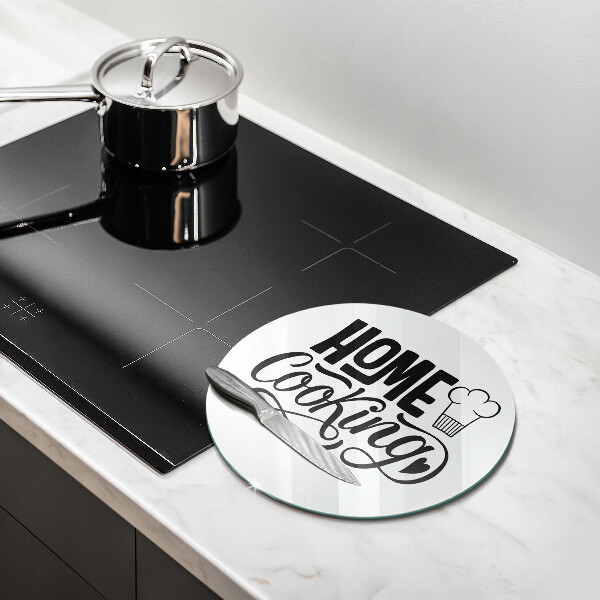 Üveg vágódeszka Home cooking