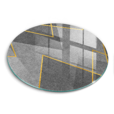 Üveg vágódeszka Éles formák