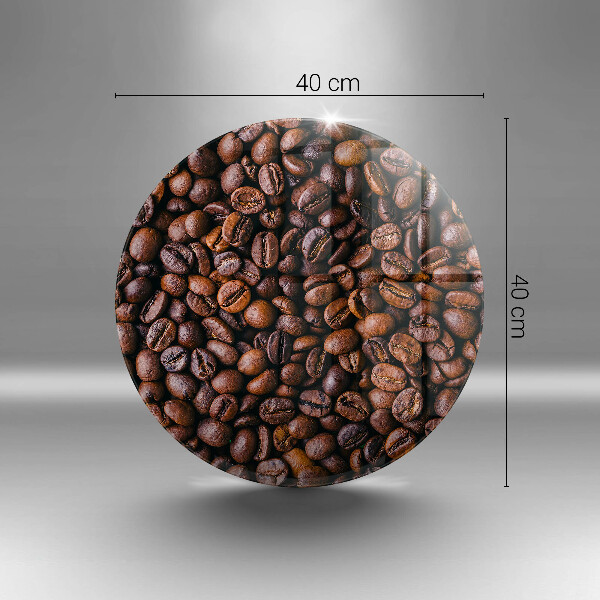 Üveg vágódeszka Kávébab