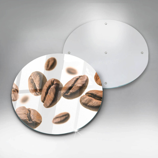 Üveg vágódeszka Kávébab