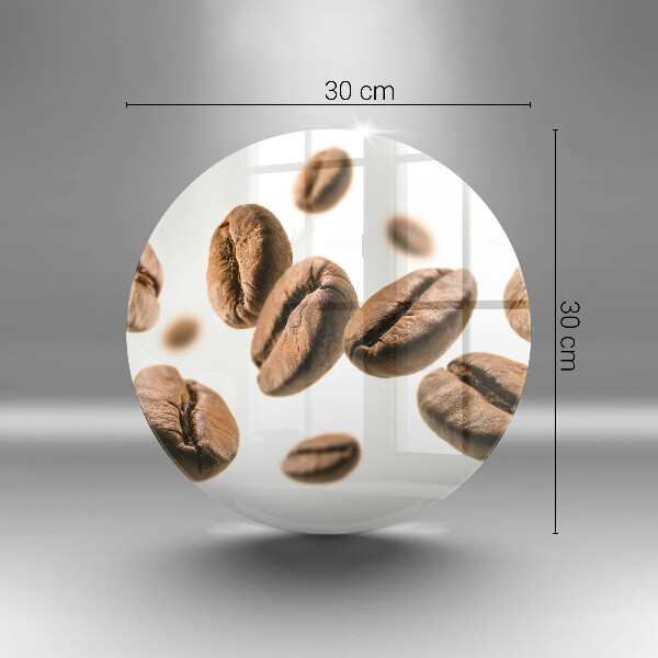 Üveg vágódeszka Kávébab