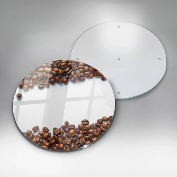 Üveg vágódeszka Kávébab