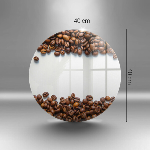 Üveg vágódeszka Kávébab