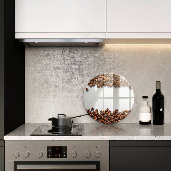 Üveg vágódeszka Kávébab