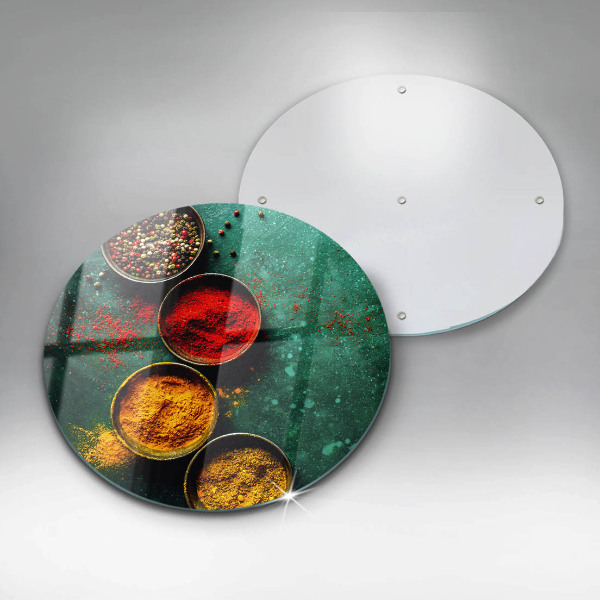 Üveg vágódeszka Keleti fűszerek