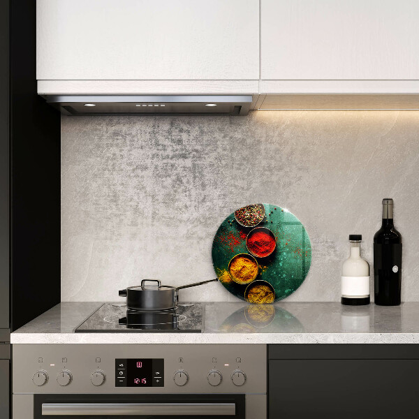 Üveg vágódeszka Keleti fűszerek