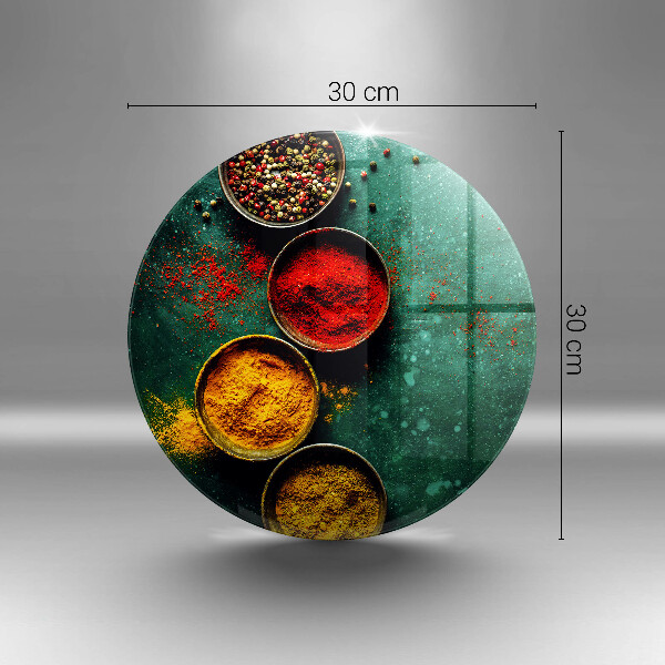 Üveg vágódeszka Keleti fűszerek