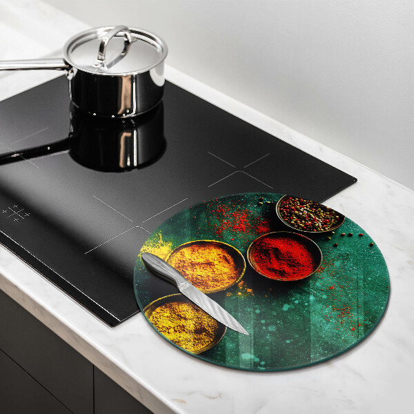 Üveg vágódeszka Keleti fűszerek