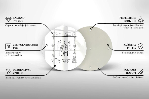 Üveg vágódeszka Felirat mondat