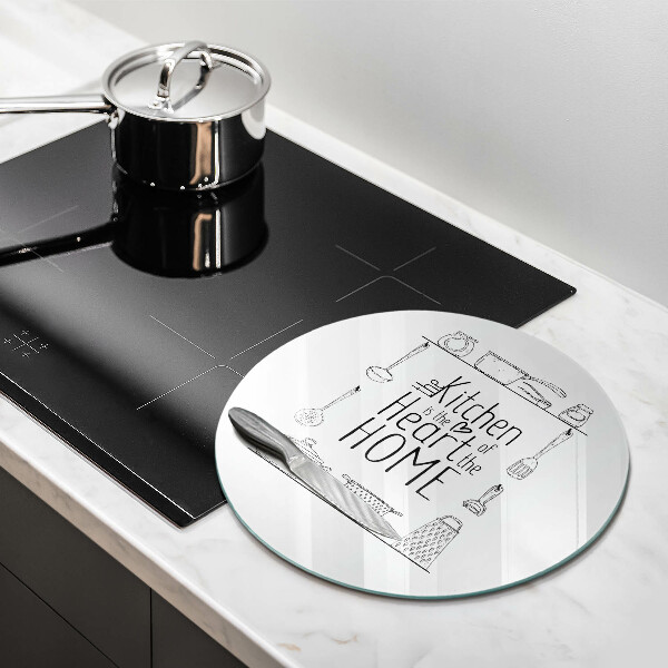 Üveg vágódeszka Felirat mondat