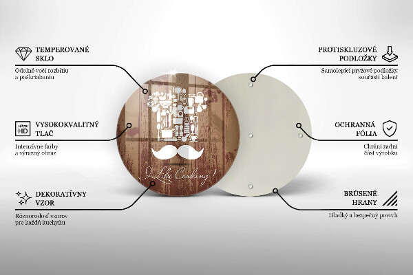 Üveg vágódeszka I like cooking