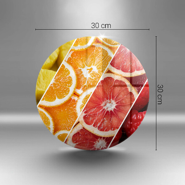 Üveg vágódeszka Színes gyümölcsök