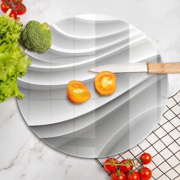 Üveg vágódeszka Geometriai vonalak