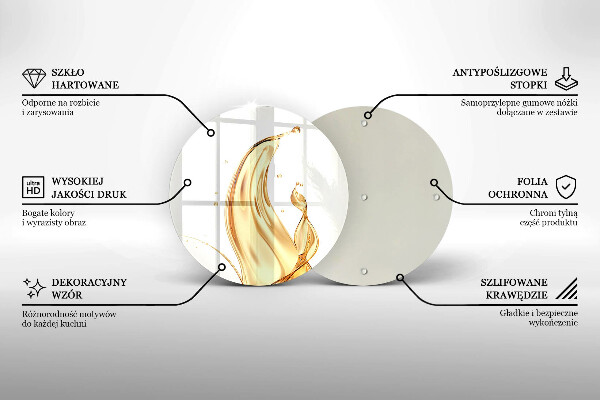 Üveg vágódeszka olivaolaj
