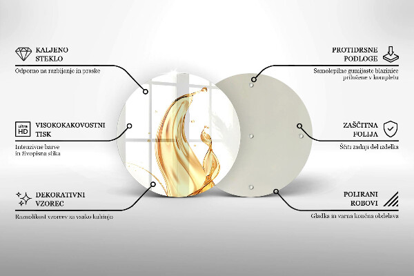 Üveg vágódeszka olivaolaj