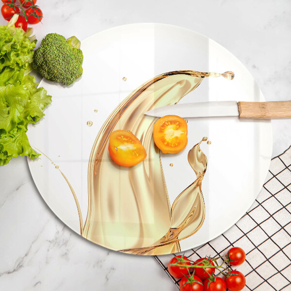 Üveg vágódeszka olivaolaj