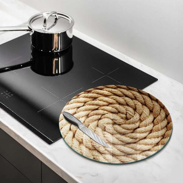 Üveg vágódeszka Vastag kötél