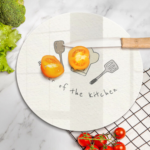 Üveg vágódeszka A konyha mestere