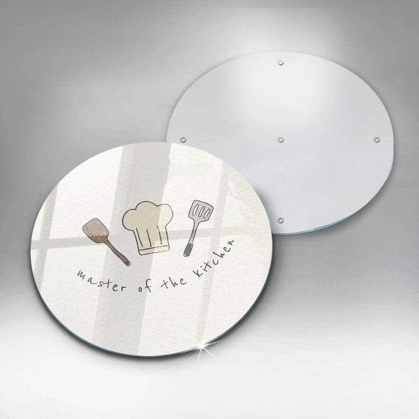 Üveg vágódeszka A konyha mestere