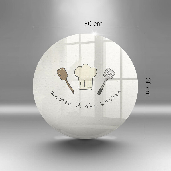 Üveg vágódeszka A konyha mestere