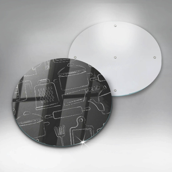 Üveg vágódeszka Rajzfilm konyhai kiegészítők