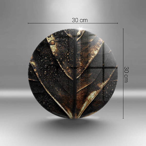 Üveg vágódeszka Aranylemez