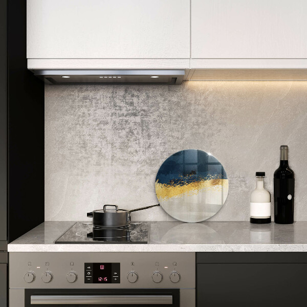 Üveg vágódeszka Arany absztrakció