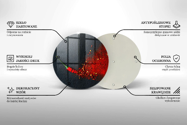 Üveg vágódeszka Csili paprika