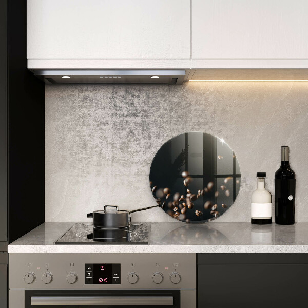 Üveg vágódeszka Lehulló kávébab