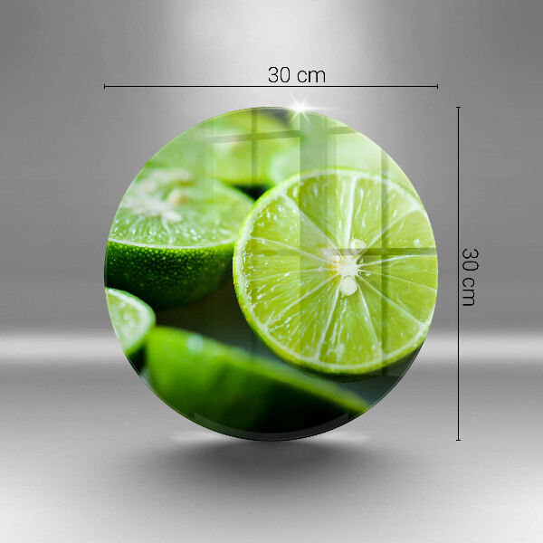 Üveg vágódeszka Lime citrus