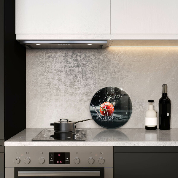 Üveg vágódeszka Paradicsom vízben