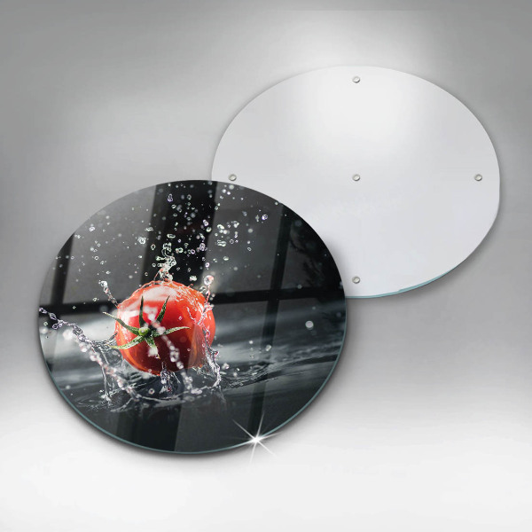 Üveg vágódeszka Paradicsom vízben