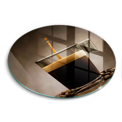 Üveg vágódeszka Üveg és kávébab